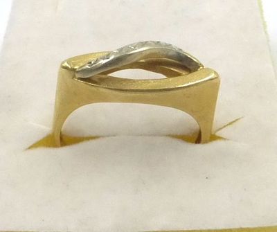 טבעת זהב 14K, מידה 57 (US 8.5). 3.1 גרם