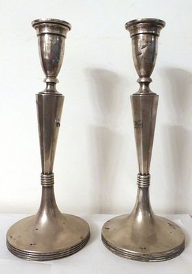 זוג פמוטי כסף, פולין. שנות ה20, ס"ה 689 גרם