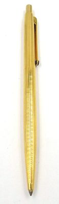 עט כדורי תוצ Montblanc. גרמניה, גוף מוזהב, היה בשימוש