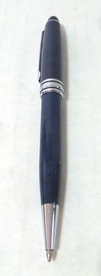 Ball point pen by Mont Blanc. Germany, series Meister Stueck, blue body and cap