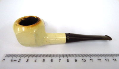 Meerschaum pipe, Trocadero shaped, by Yudi, Belgum