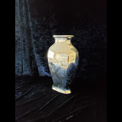 Mirror Glazed Finished Vase - Home Decor, Decorative, Centerpiece. Home decor vase featuring a 