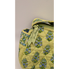 Floral Quilted Handbag, Lightweight, Travel-Friendly, Green. Description: Green floral quilted Image - 4