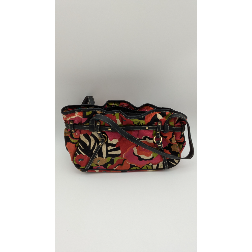Talbots Floral Handbag - Shoulder Bag, Multi-Color. Description: Talbots multicolor floral 