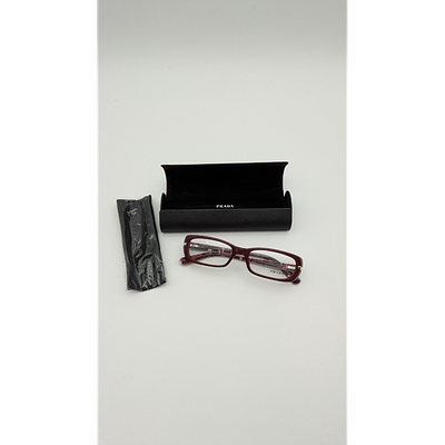 Prada Eyeglass Frames - Includes Case and Cloth. New, Never Used. Description: Prada eyeglass 
