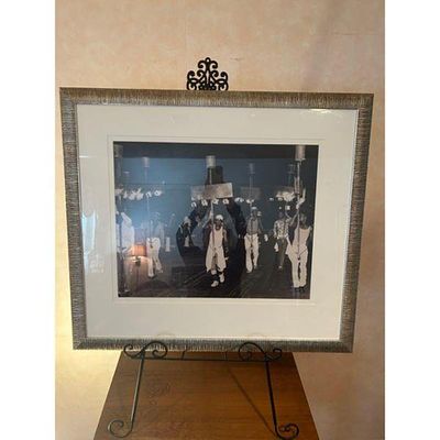 Photography - Black White Print - Framed. Large framed black and white photographic print of a 