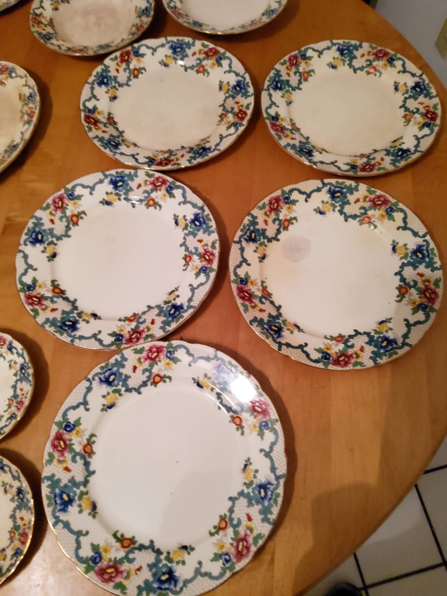Royal Cauldon Victorian Floral Dinnerware Set