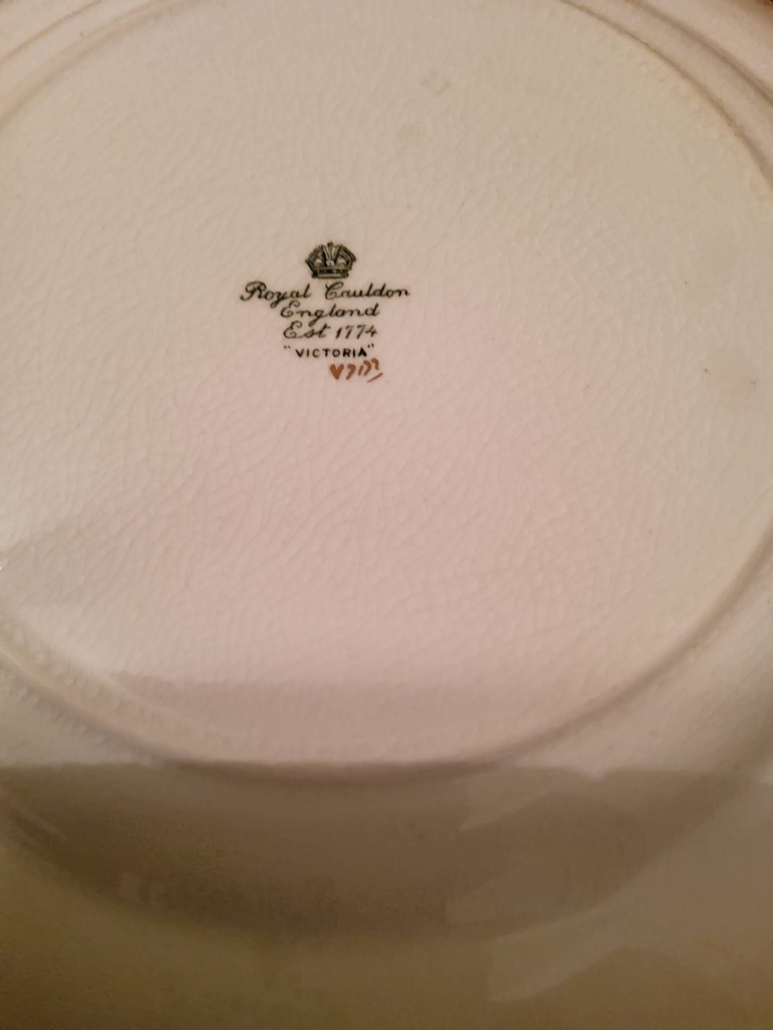 Royal Cauldon Victorian Floral Dinnerware Set