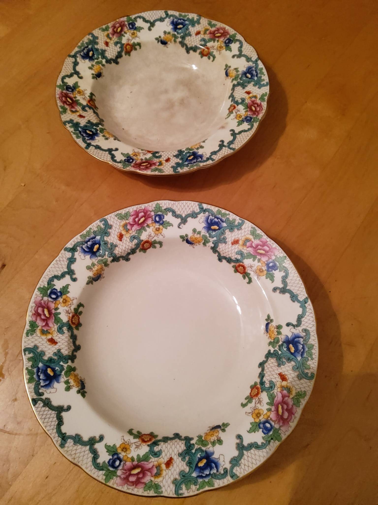 Royal Cauldon Victorian Floral Dinnerware Set