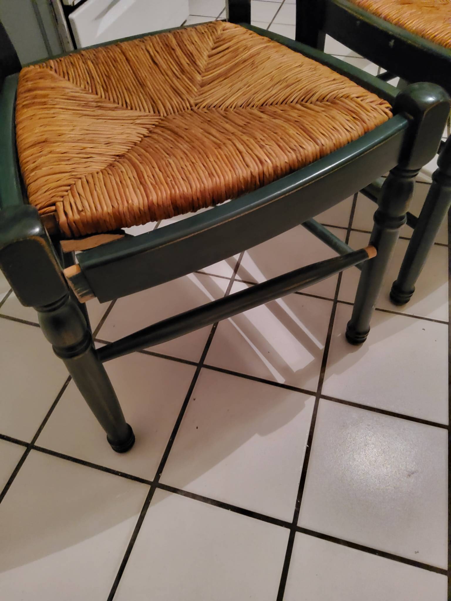 Round Wooden Dining Table with 3 Chairs