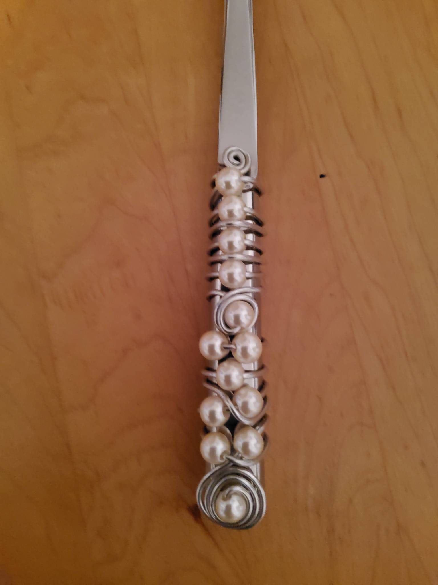 Stainless Steel Flatware Set with Decorative Pearl Handles