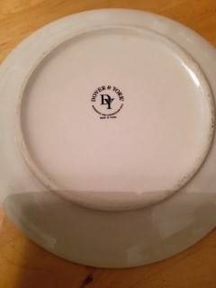 Pair of Homer Laughlin Red Ceramic Plates