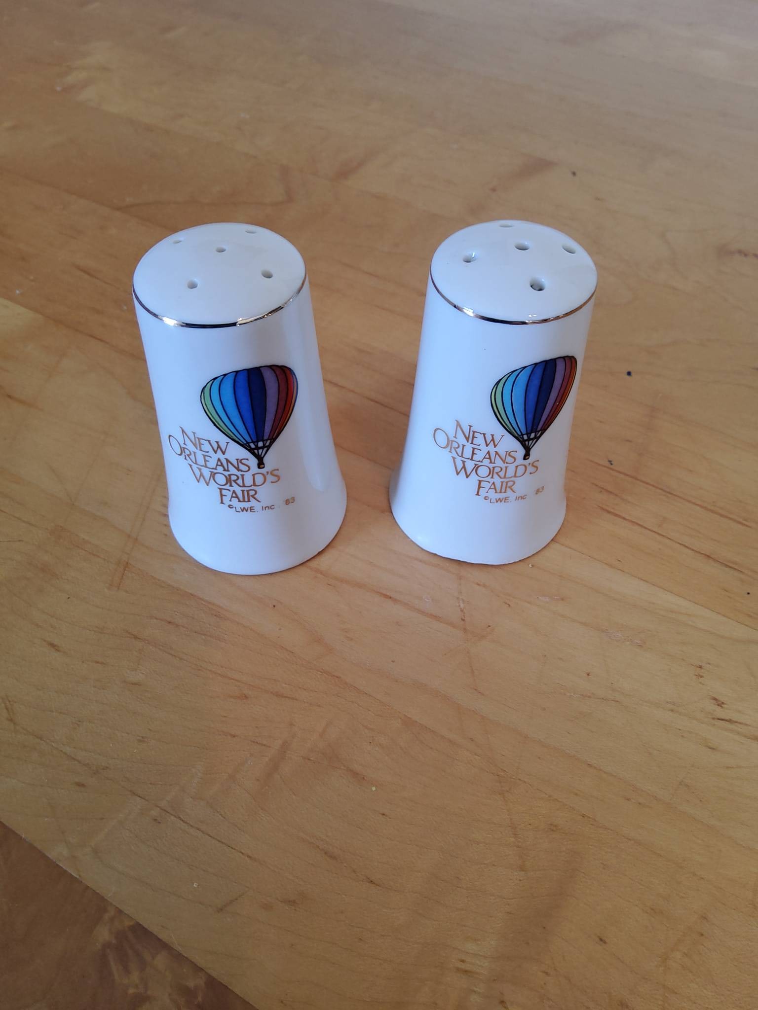 New Orleans World’s Fair Salt and Pepper Set