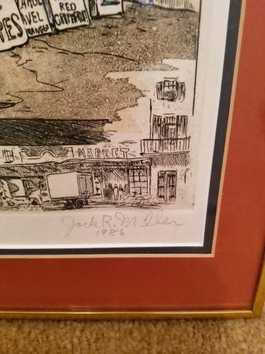 Set of Two Framed Limited Edition Prints by Jack R. Miller