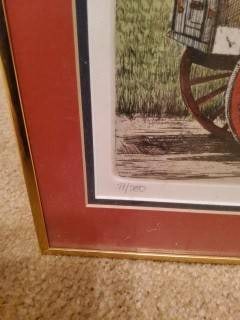 Set of Two Framed Limited Edition Prints by Jack R. Miller