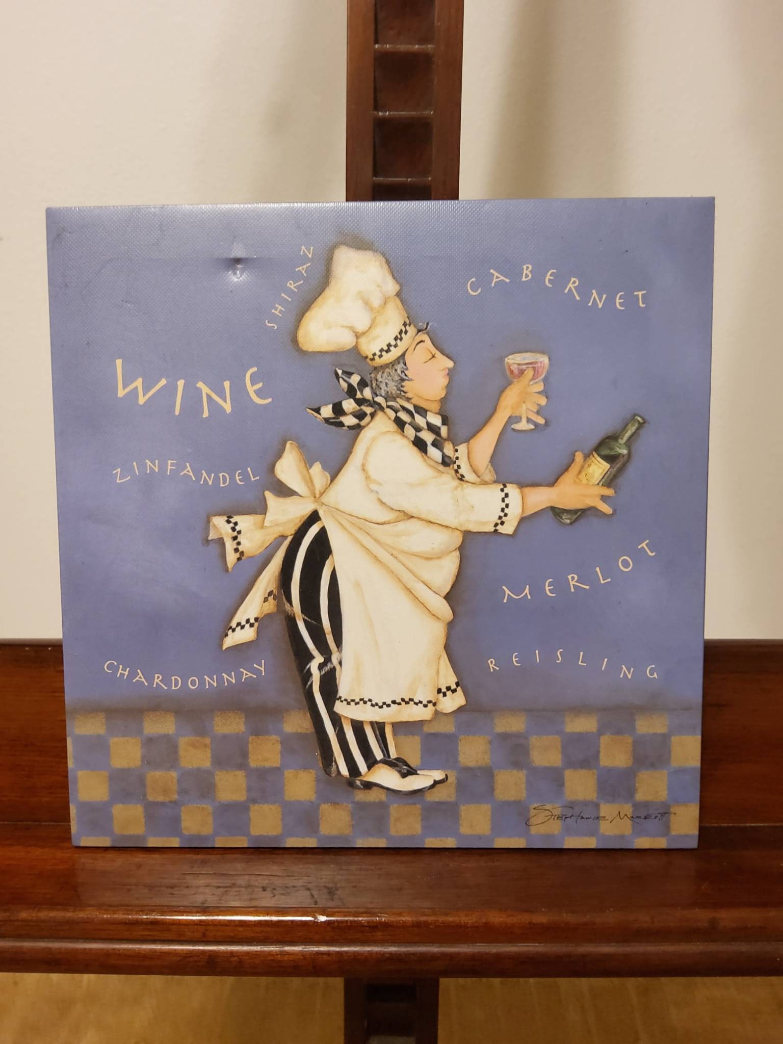 Set of 3 Whimsical Chef Wall Art Prints by Stephanie Marzott