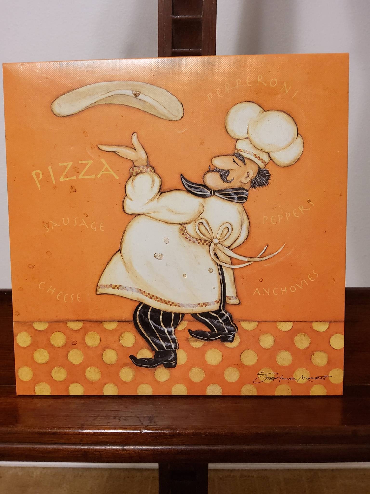 Set of 3 Whimsical Chef Wall Art Prints by Stephanie Marzott