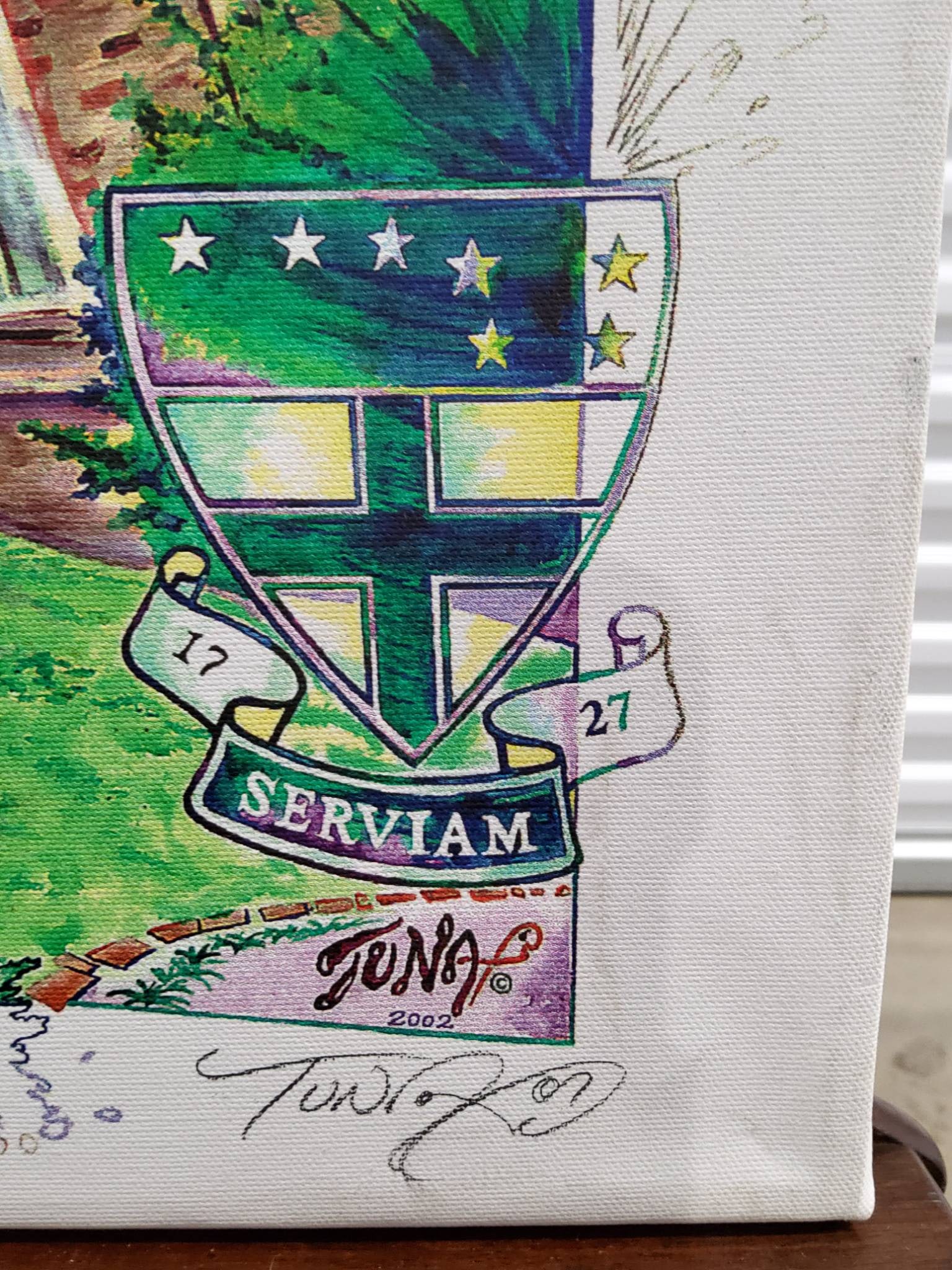 Ursuline Academy Signed Limited Edition Canvas Print