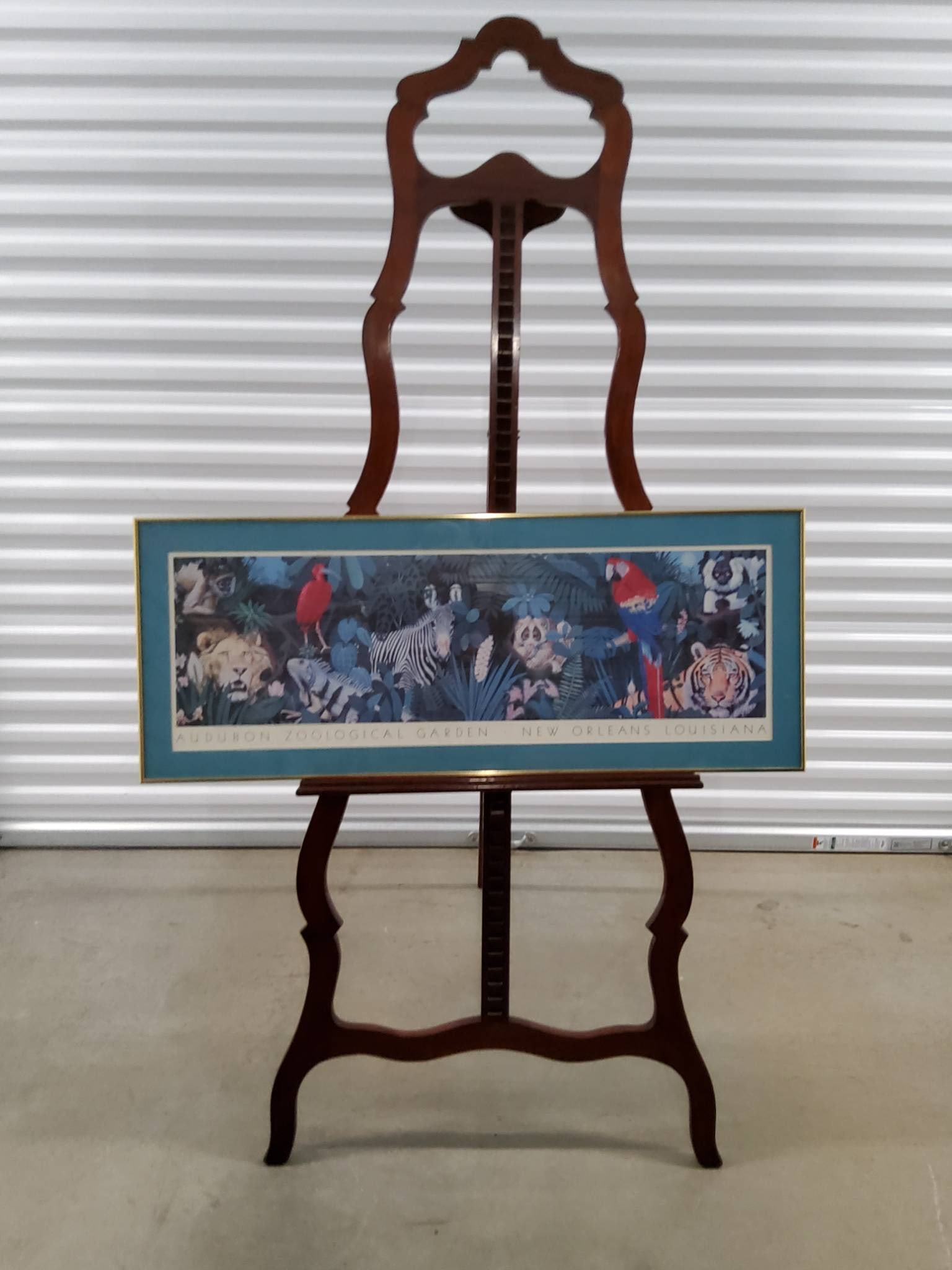 Audubon Zoo Wildlife Art Print with Animals