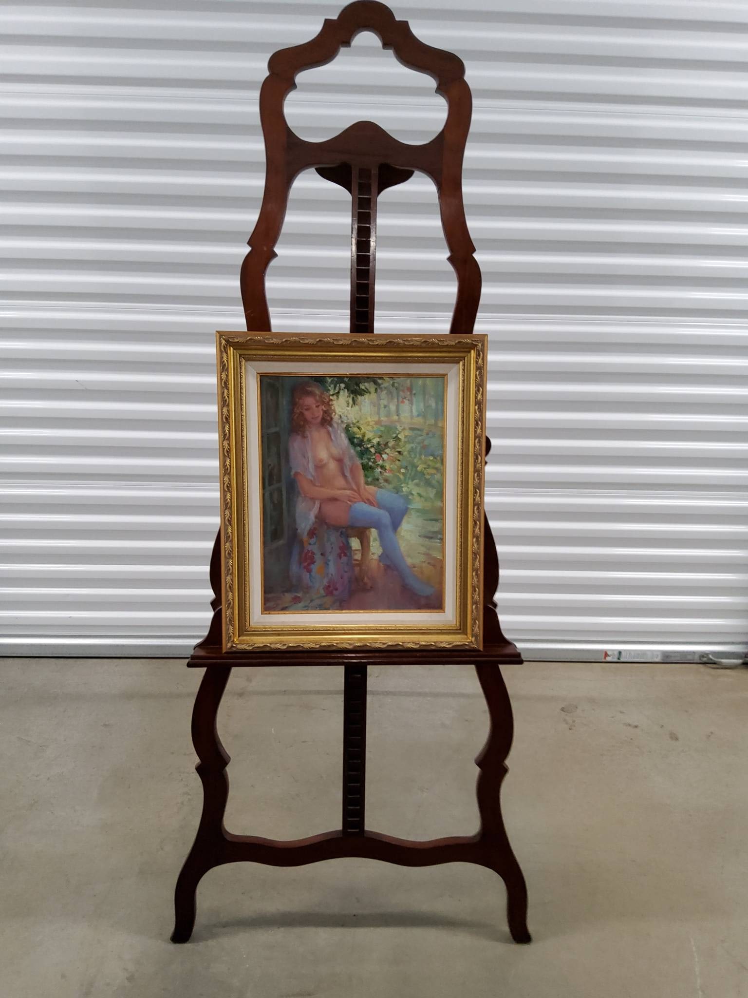 Oil Painting by Artist, Signed, in Gilt Frame
