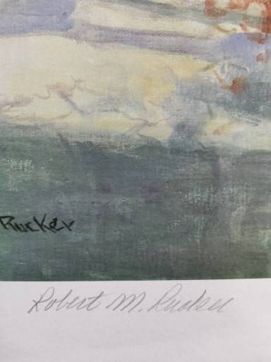 Robert M. Rucker Signed and Numbered Art Print