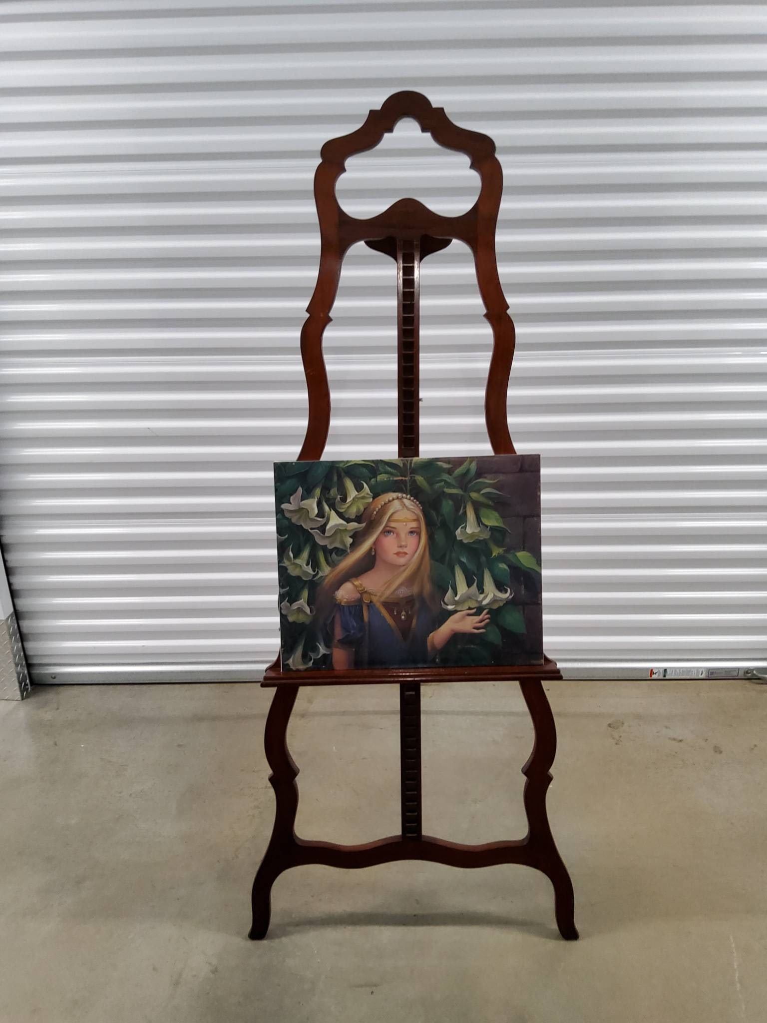 Certified Master Transfer on Canvas of a Young Woman