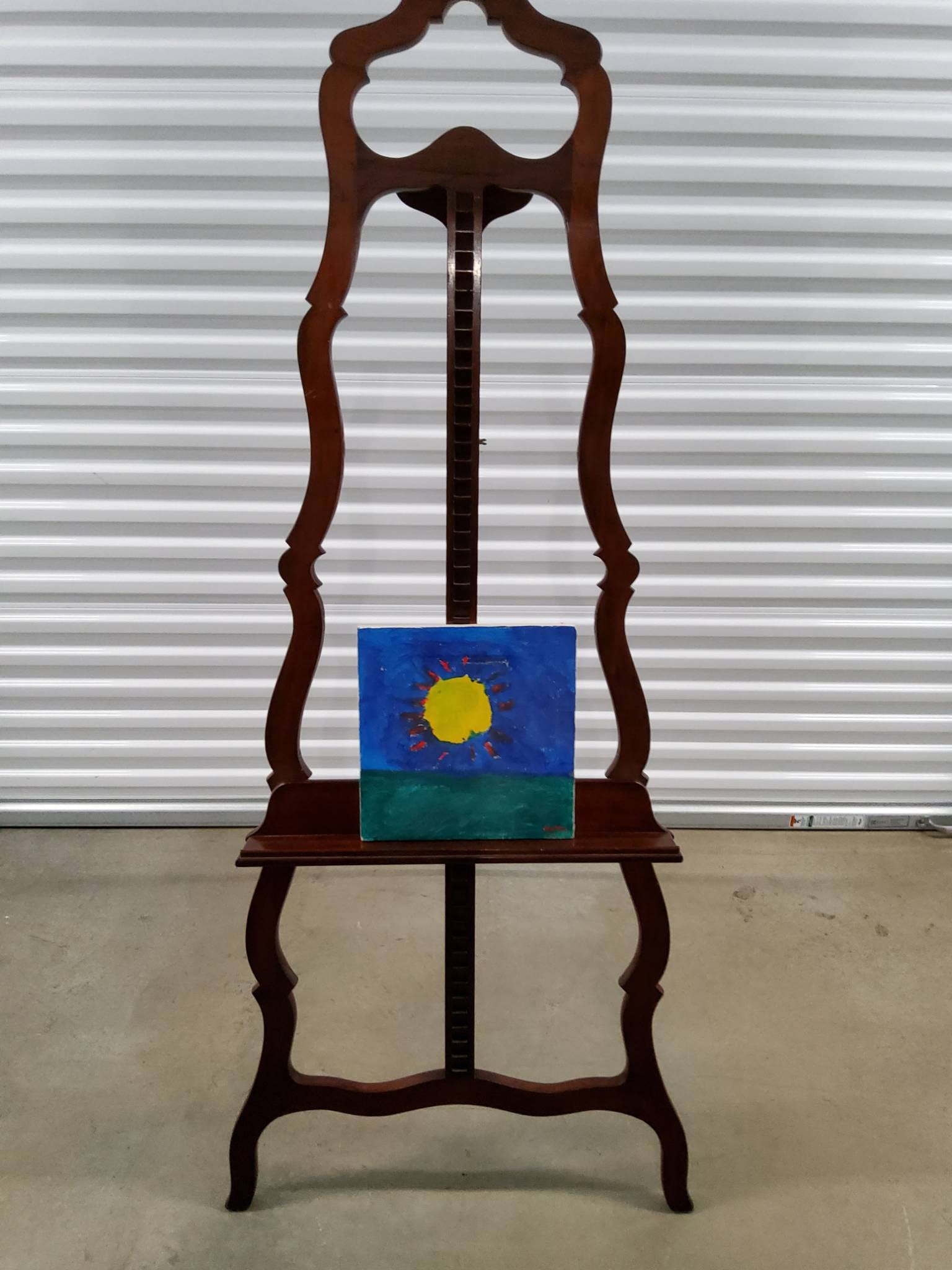 Signed Painting of Sun