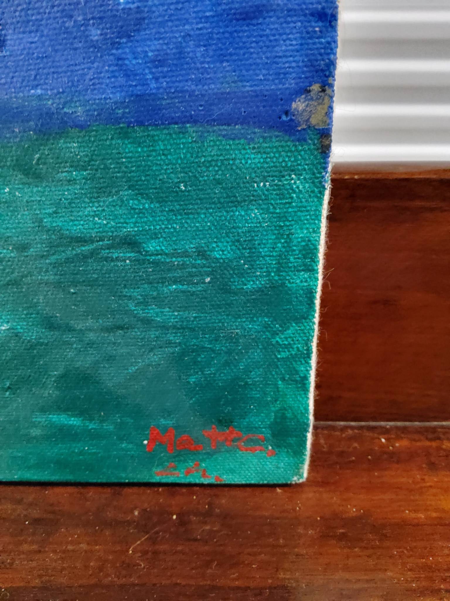Signed Painting of Sun