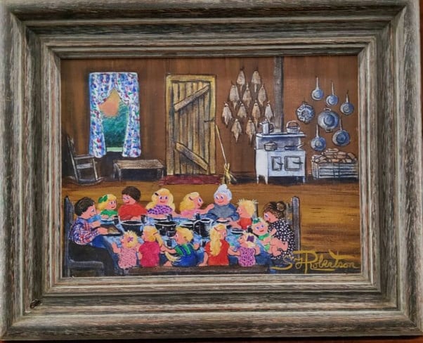 Framed Painting by S. J. Robertson