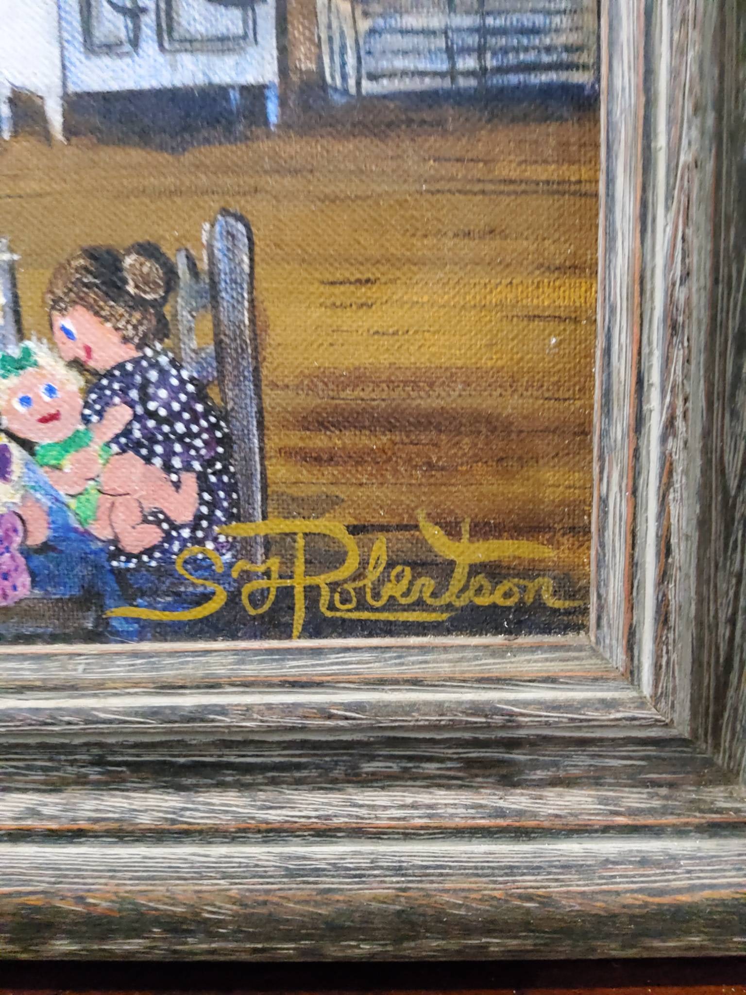 Framed Painting by S. J. Robertson