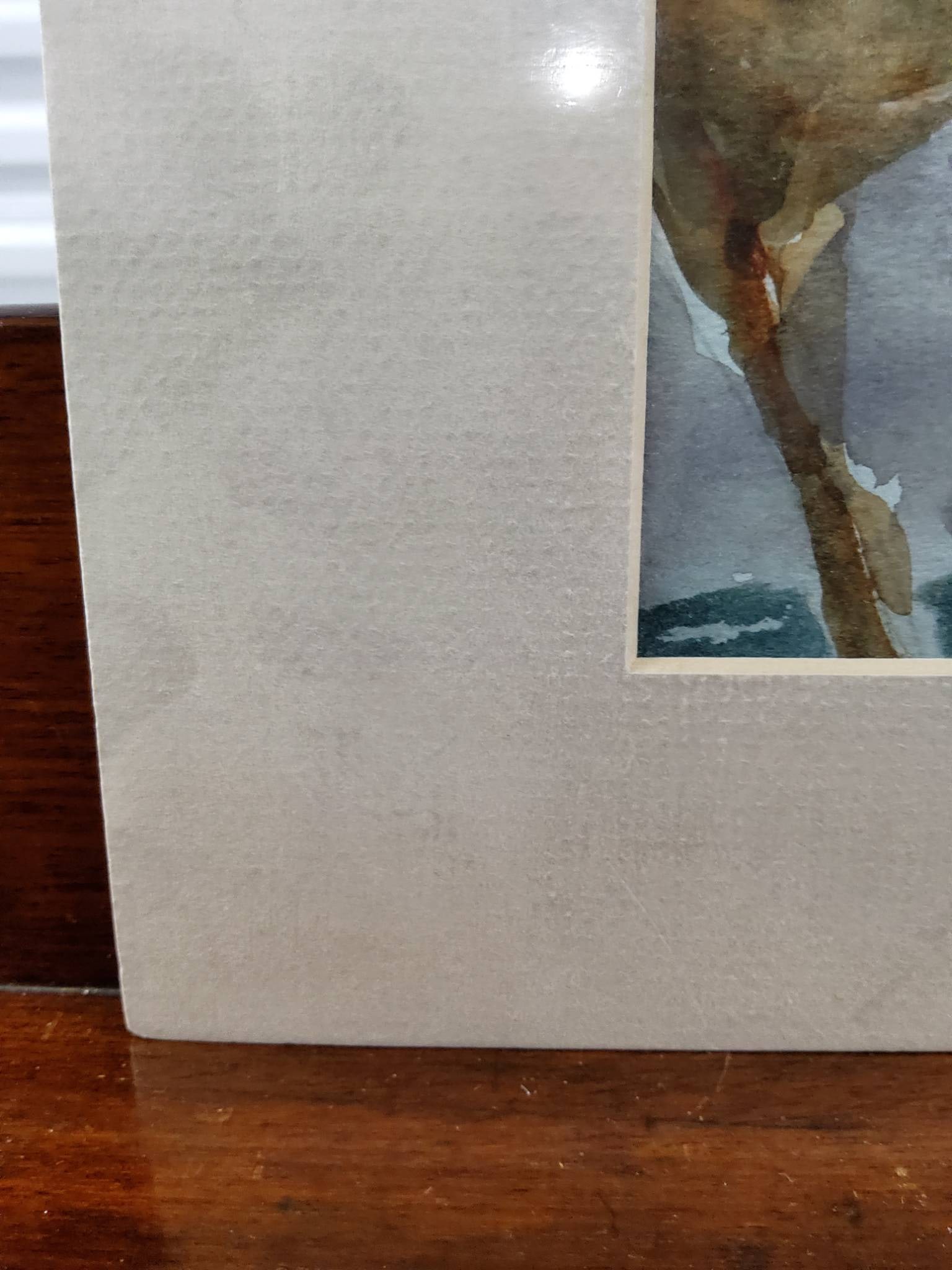 Framed Artwork of Racehorses