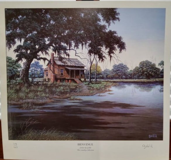 Goble Print ‘Bienvenue’