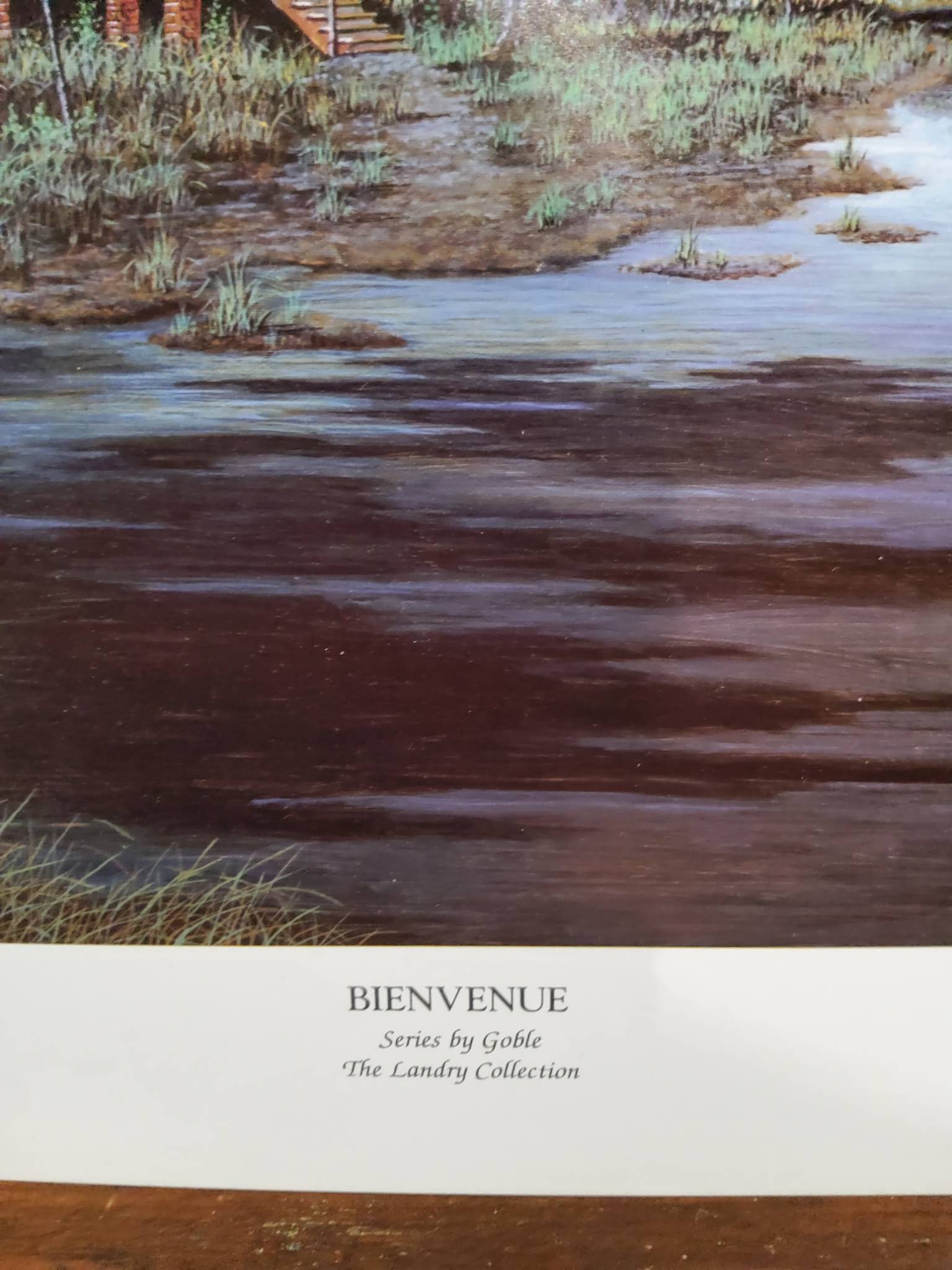 Goble Print ‘Bienvenue’