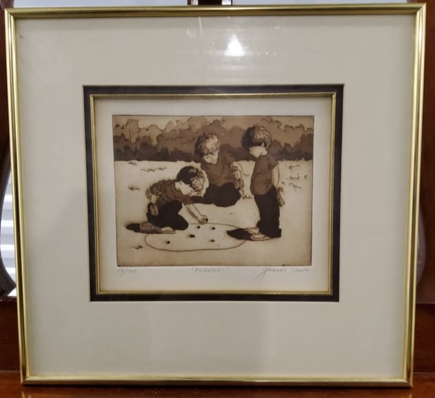 Jeanne Down ‘Fudgies!’ Etching, Limited Edition 18/100
