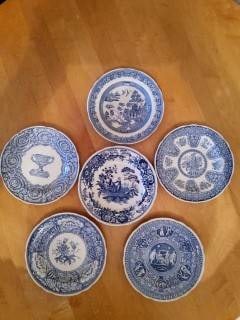 Spode Blue Room Collection Plates – Set of 6