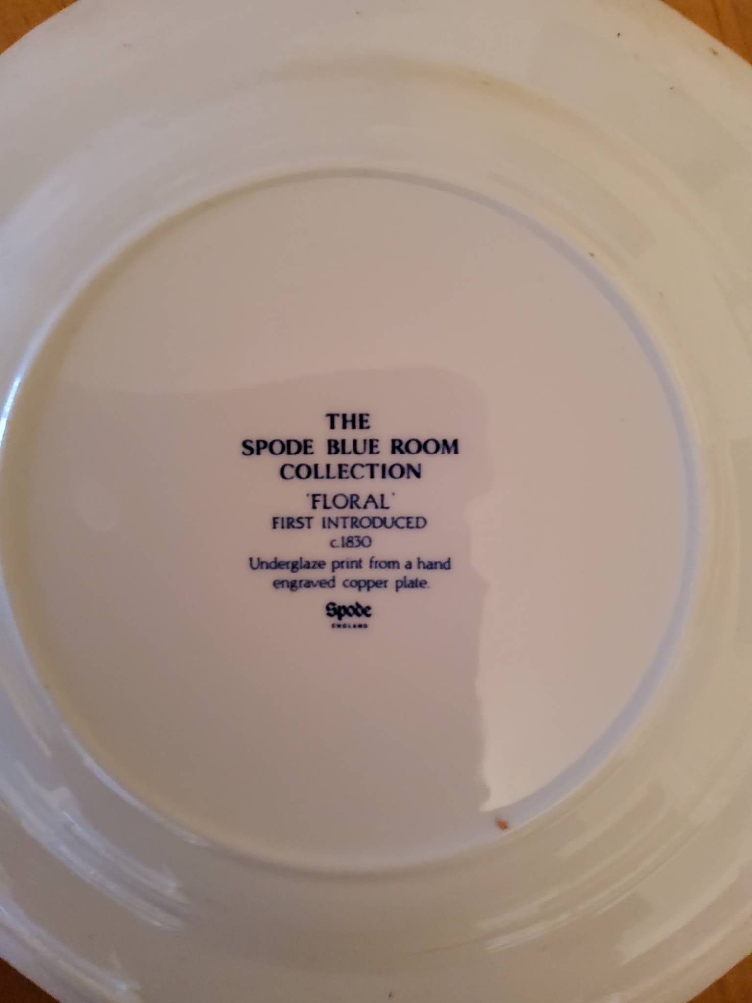 Spode Blue Room Collection Plates – Set of 6