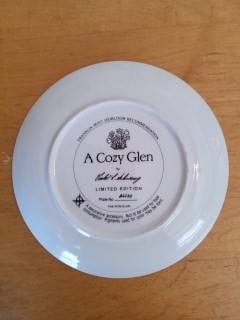 Franklin Mint ‘A Cozy Glen’ Collector Plate