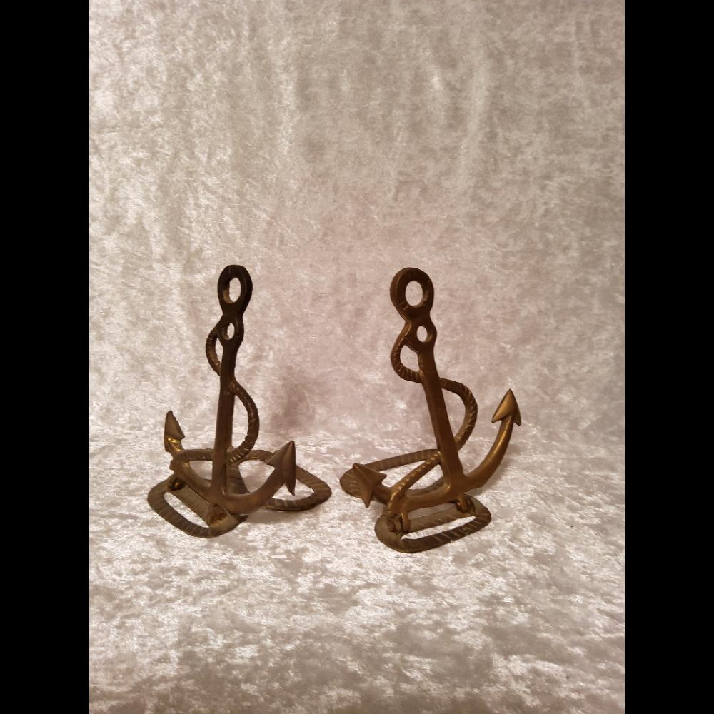 Anchor Bookends, Maritime Decor