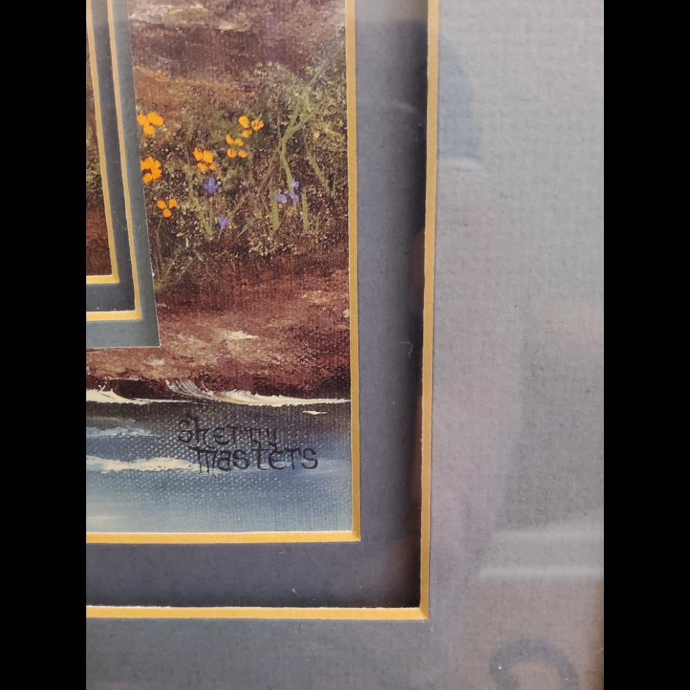 Sherri Masters Framed Lighthouse Print - Matted, Wood Frame