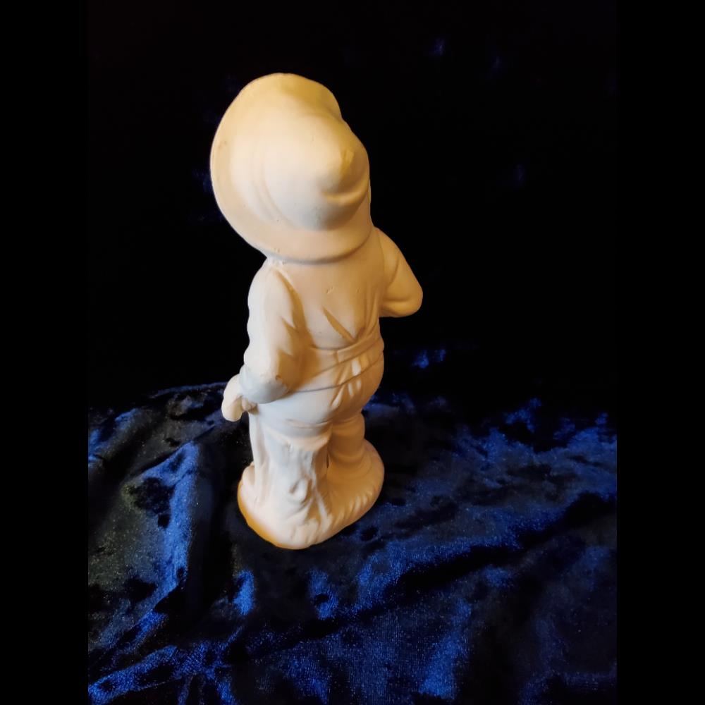 Ceramic Figurine, Man with Hat and Cane