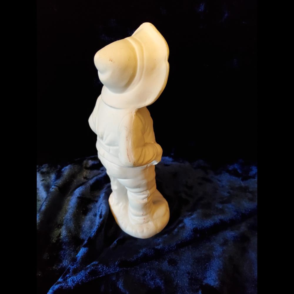 Ceramic Figurine, Man with Hat and Cane
