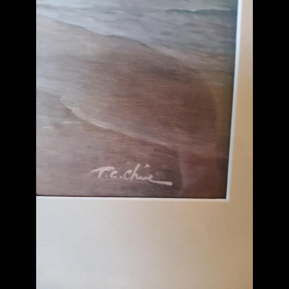 T.E.Chia Framed Lighthouse Print