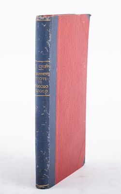 I FRAMMENTI NUOVI DI DIODORO SICULO RICAVATI DA' PALINSESTI ..... Giuseppe Crispi I FRAMMENTI 