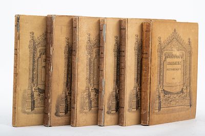 SEI VOLUMI DEL XIX SECOLO DEL MAGASIN PITTORESQUE. Le annate comprendono il 1849 (pp. 408) 