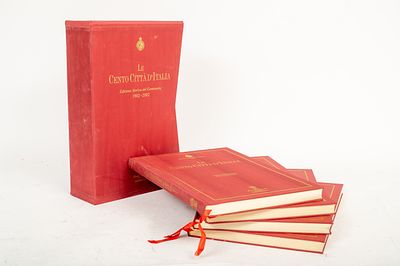 OTTO VOLUMI LE CENTO CITTA’ D’ITALIA, edizione del Centenario 1902 – 2002, edita dalla Progetto 