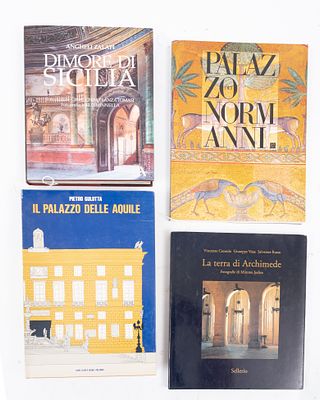 QUATTRO VOLUMI D’ARTE: 1) Vincenzo Consolo / Giuseppe Voza / Salvatore Russo LA TERRA DI 