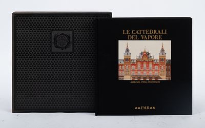 AA. VV. LE CATTEDRALI DEL VAPORE, ed. Franco Maria Ricci, 1985. Legatura editoriale in piena 