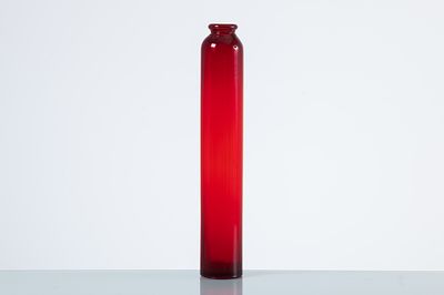 MAESTRI MURANESI, Una bottiglia in vetro. Produzione Italia, 1980 ca. Una bottiglia in vetro 