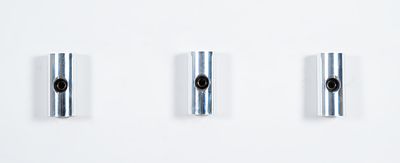 TARGETTI, Tre lampade da parete. Produzione Italia, 1970 ca. Tre lampade da parete ad una luce 