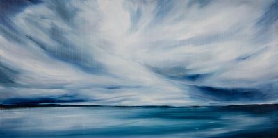 Gabrielle Strong - Gabrielle Strong "Ravagers of Spirit" Oil on canvas. Fair Market Value of $3,350. 